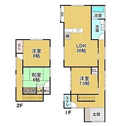 下関市安岡町２丁目の一戸建て