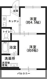 ヴィラナリー撫養 2号棟 402