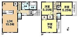 福生市福生　新築戸建全3棟 1号棟