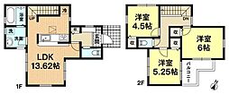 福生市福生　新築戸建全3棟 2号棟