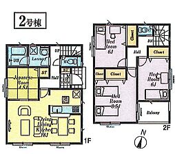 青梅市野上町2丁目　新築戸建全2棟 2号棟