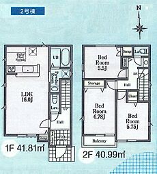 東大和市芋窪4丁目　新築戸建全2棟 2号棟