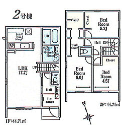 青梅市新町7丁目　新築戸建全2棟 2号棟