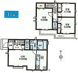 東大和市芋窪4丁目　新築戸建全2棟 1号棟