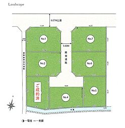 青梅市藤橋2丁目　土地全7区画 6区画