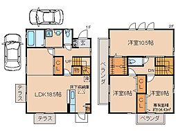 城陽市平川山道の一戸建て