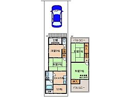 宇治市木幡平尾の一戸建て