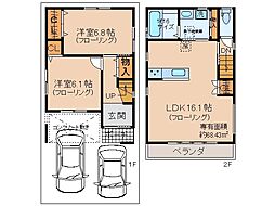 宇治市小倉町山際の一戸建て
