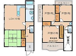 宇治市五ケ庄芝ノ東の一戸建て