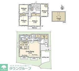 世田谷区粕谷４丁目の一戸建て