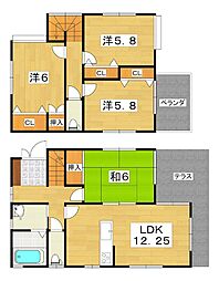 枚方市津田山手2丁目 戸建賃貸