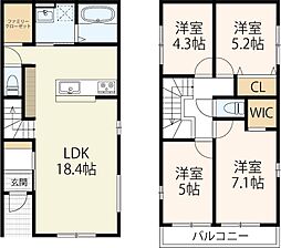 草津市上笠3丁目 　1期2号棟