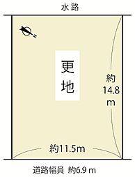 近江八幡市安土町下豊浦　土地