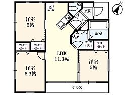 ロワイヤル上砥川 F