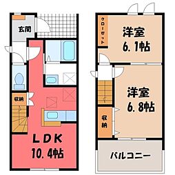 小山市大字粟宮の一戸建て