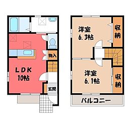 筑西市茂田の一戸建て
