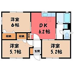 筑西市塚原の一戸建て
