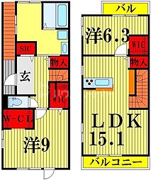 足立区竹の塚３丁目の一戸建て