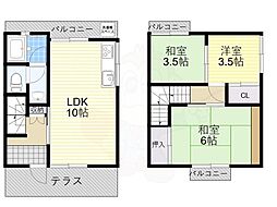 奈良市百楽園３丁目の一戸建て