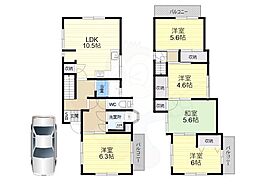 富雄泉ヶ丘戸建て