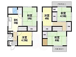生駒市壱分町の一戸建て