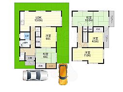 生駒市西松ケ丘の一戸建て
