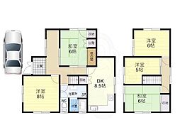 奈良市二名３丁目の一戸建て
