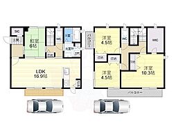 香芝市すみれ野1丁目の一戸建て
