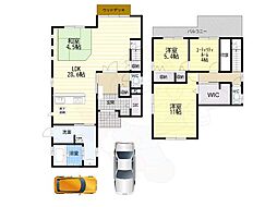 奈良市西千代ヶ丘３丁目の一戸建て