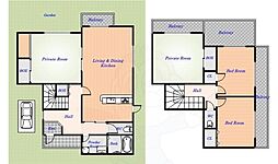 生駒市喜里が丘2丁目の一戸建て