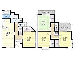 奈良市三碓１丁目の一戸建て