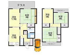 北葛城郡上牧町米山台３丁目の一戸建て