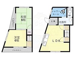 大阪市東淀川区北江口３丁目の一戸建て