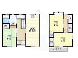 富雄北1丁目貸家