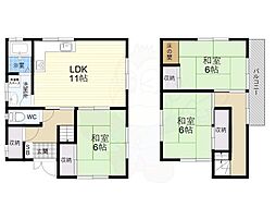 奈良市学園大和町６丁目の一戸建て