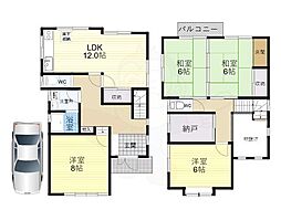 奈良市六条西１丁目の一戸建て