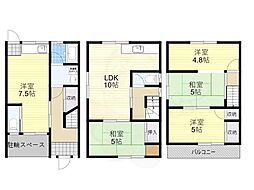 奈良市南紀寺町貸家