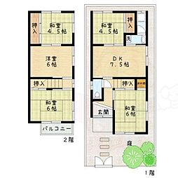 奈良市三条栄町の一戸建て