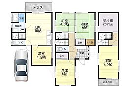 大和郡山市九条町の一戸建て