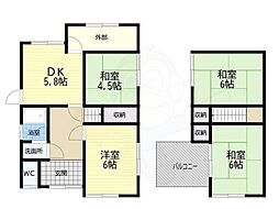 木津川市木津池田の一戸建て
