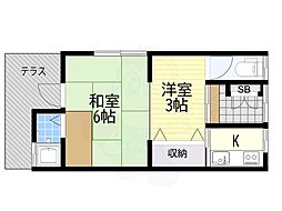 六条1丁目連棟貸家