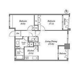 ルネパルティーレ汐留 805