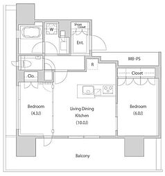 ウェリスタワー愛宕虎ノ門 1105