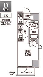 レジディア中延II 501