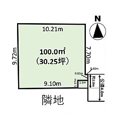 草加市西町　売地