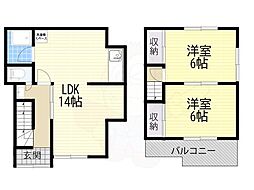 津田東町3丁目一戸建貸家