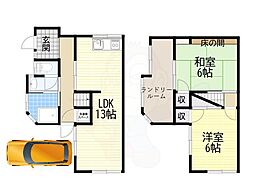 牧野阪1丁目貸家