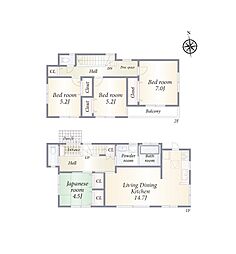 横浜市港北区高田東３丁目の一戸建て