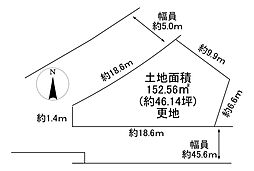 川西市花屋敷山手町　1号地　建築条件無土地