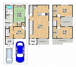 東大阪市布市町2丁目一戸建